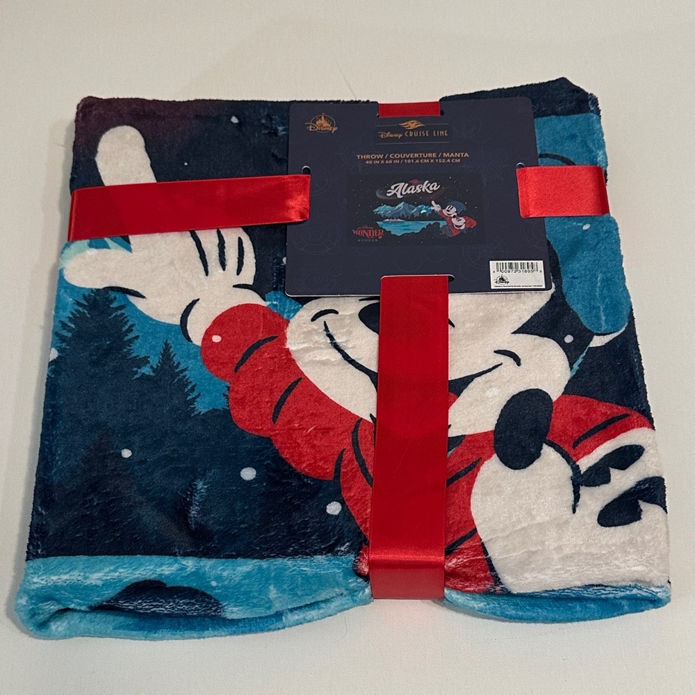 NEW - 2024 disney alaskan cruise throw blanket